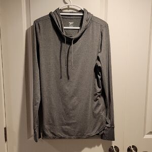 Gray Long Sleeve Hoodie